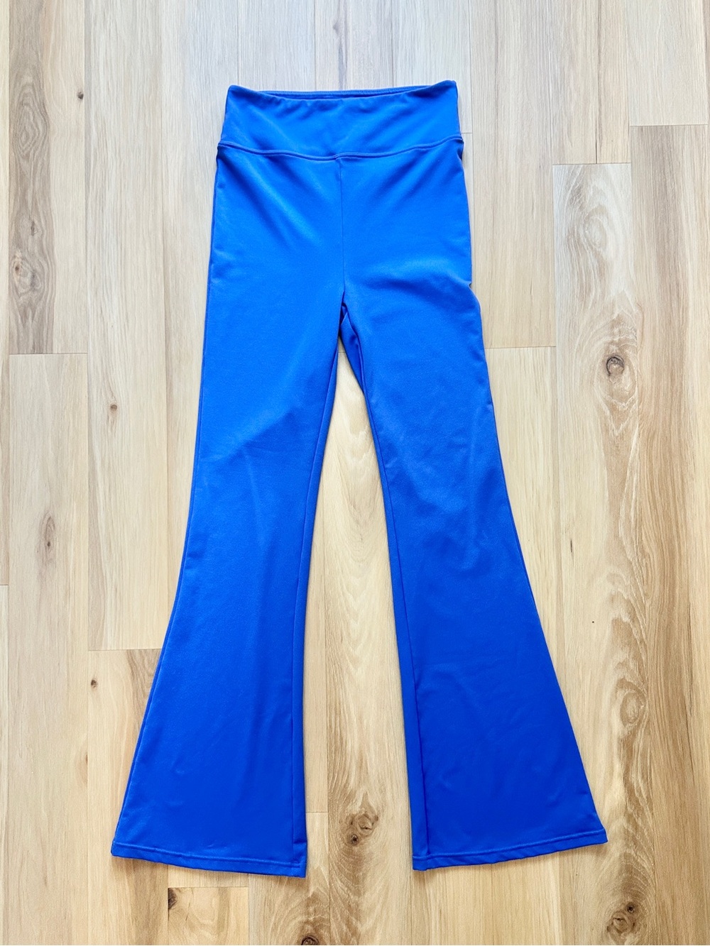 Gold Hinge Women’s Blue M Flare Leggings Activewear Athleisure Preppy Pants
